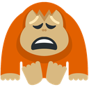 OrangutanWeary emote for Discord