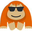 OrangutanSunglasses emote for Discord