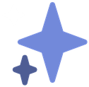 BlueSparkles emote for Discord