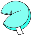 Cyan_Fortune_Cookie emote for Discord
