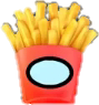Sussy_fries emote for Discord