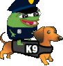 pepepolicedog emote for Discord