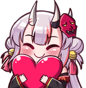 ayameheart emote for Discord