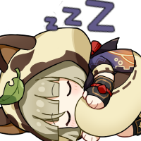 Chibi_Sayu_Sleep emote for Discord