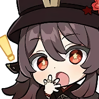 Chibi_HuTao_Surprised emote for Discord