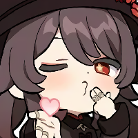 Chibi_HuTao_Love emote for Discord