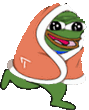 pepeBlanketrun emote for Discord