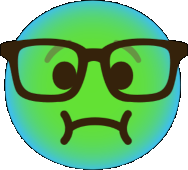 DisgustingNerd emote for Discord