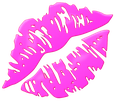 pink_kiss emote for Discord