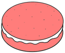Red_Macaron emote for Discord