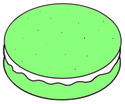 Green_Macaron emote for Discord