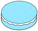 Light_Blue_Macaron emote for Discord
