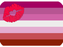 lipstick_lesbian_flag emote for Discord
