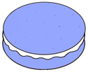 Blue_Macaron emote for Discord