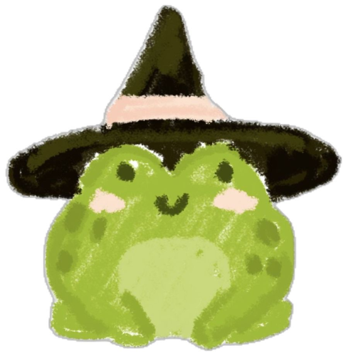 spoopyfrog emote for Discord