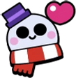 snowman_love emote for Discord