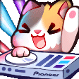 hamster_dj emote for Discord