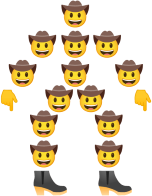 cowboy emote for Discord