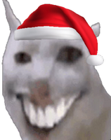 christmas_cat_rofl emote for Discord