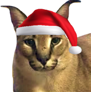 christmas_floppa emote for Discord