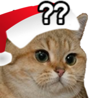 christmas_starecat emote for Discord
