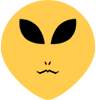Classic_alien_face emote for Discord