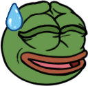 Pepe_SweatSmile emote for Discord