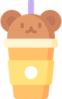 Cute_Bear_Cup_Drink emote for Discord