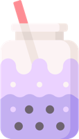 Kawaii_Purple_Boba emote for Discord