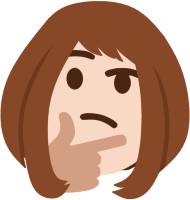 Ochaco_Think emote for Discord