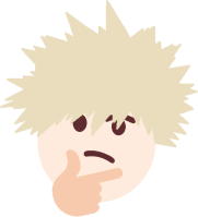 Bakugou_Thinking emote for Discord