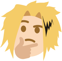 Denki_Thinking emote for Discord