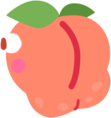 thicc_peach emote for Discord