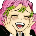 MitsuriHappy emote for Discord