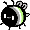 agender_bee emote for Discord