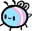 transgender_bee emote for Discord