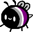 asexual_bee emote for Discord