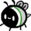 demiromantic_bee emote for Discord