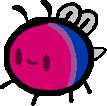 bisexual_bee emote for Discord