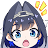 OuroKronii_Surprised emote for Discord