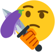 eggplantstab emote for Discord