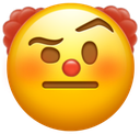 clowneyebrowraised emote for Discord