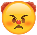 clownangry emote for Discord