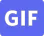 Blurple_GIF_Emoji emote for Discord