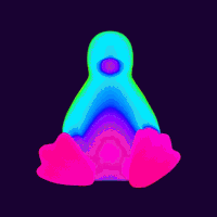 Aniamted_Rainbow_Penguin emote for Discord