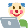 ClownLaptop emote for Discord