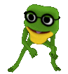 nerdy_frog_dance emote for Discord
