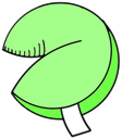 Green_Fortune_Cookie emote for Discord
