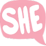 She_Her emote for Discord