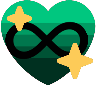 autigender_pride_heart emote for Discord